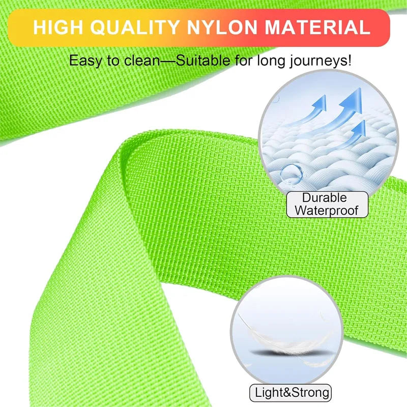 Straight Shaped Luggage Straps for Suitcase, Polyester Luggage Belt with Adjustable Release Buckle Travel Accessory