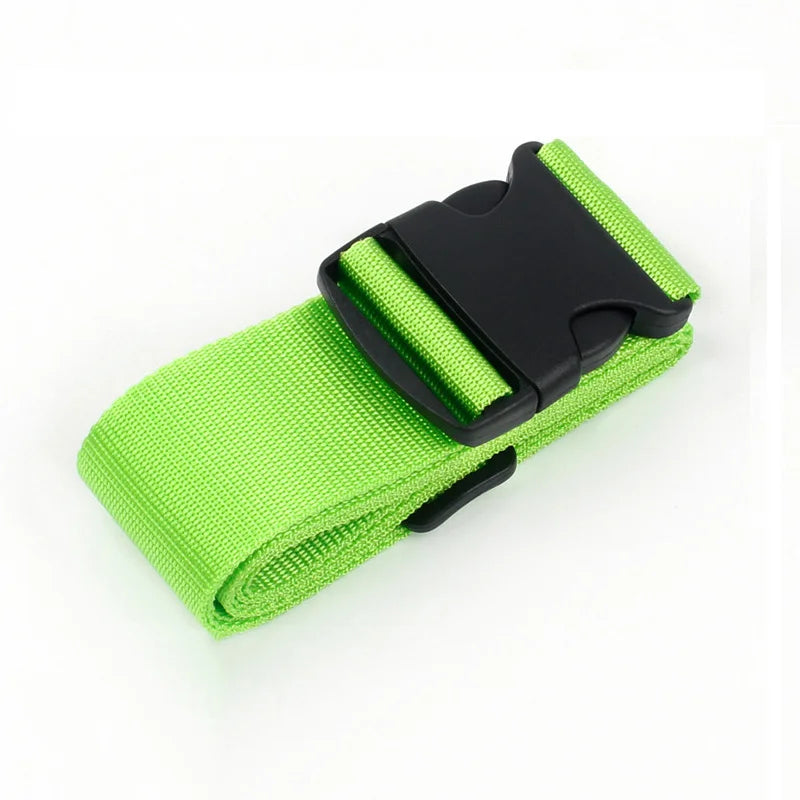 Straight Shaped Luggage Straps for Suitcase, Polyester Luggage Belt with Adjustable Release Buckle Travel Accessory